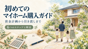 初めてのマイホーム購入ガイド｜資金計画から引き渡しまで6ステップで解説