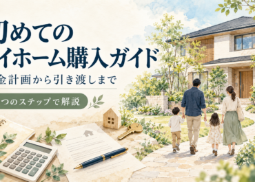 初めてのマイホーム購入ガイド｜資金計画から引き渡しまで6ステップで解説